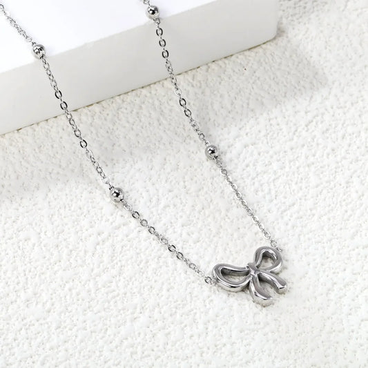 Bow Pendant Necklace