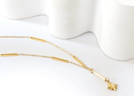 Fashion Necklace - Gold Star